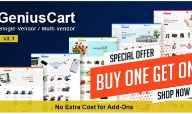 GeniusCart - Single or Multi vendor Ecommerce System with Physical and Digital Product Marketplace