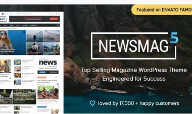 Newsmag 5 - Newspaper & Magazine WordPress Theme Free Download