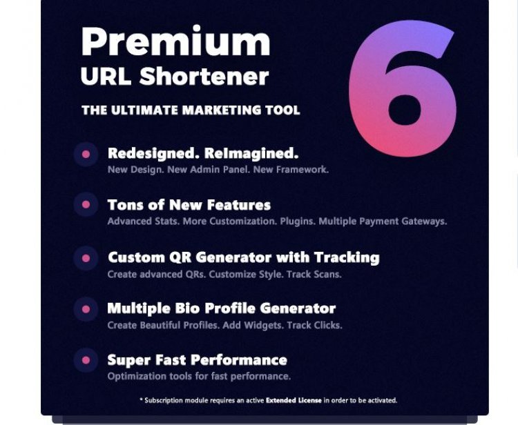 Premium URL Shortener - Link Shortener, Bio Pages & QR Codes Free Download