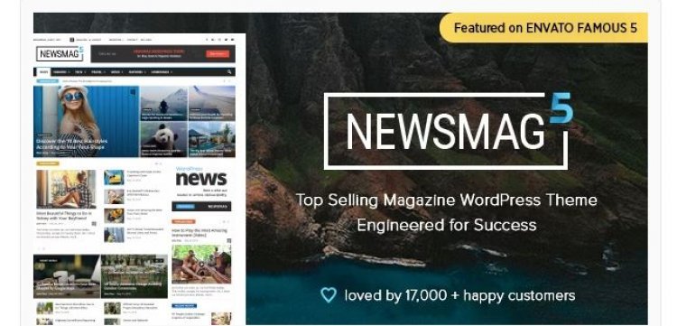 Newsmag 5 - Newspaper & Magazine WordPress Theme Free Download