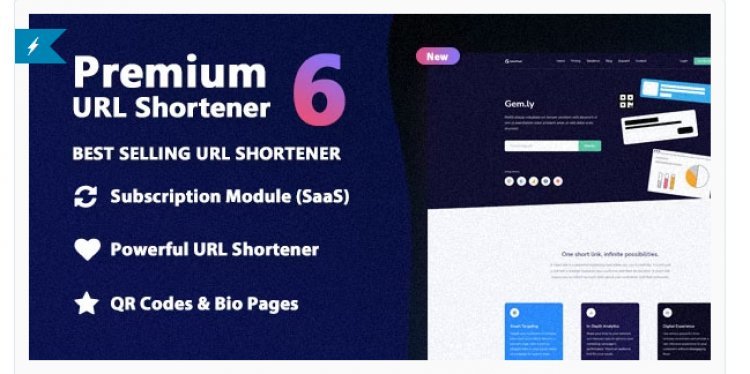 Premium URL Shortener - Link Shortener, Bio Pages & QR Codes