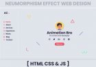 Personal Portfolio Website Design Using HTML CSS & JS | Personal Portfolio Neumorphism CSS Effect